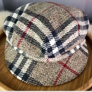 BURBERRY Wool Newsboy Cap